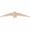 Ekena Millwork Bellingham Smooth Timber Gable Bracket, Douglas Fir, 48"W x 12"H x 1 1/2"D x 5 1/2"F, 6/12 Pitch GBW048X12X0206BEL00SDF - alternate 2